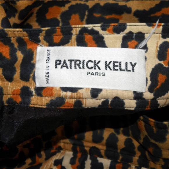 SOLD VTG 80s Patrick Kelly Leopard Pencil Skirt - Picture 4 of 8